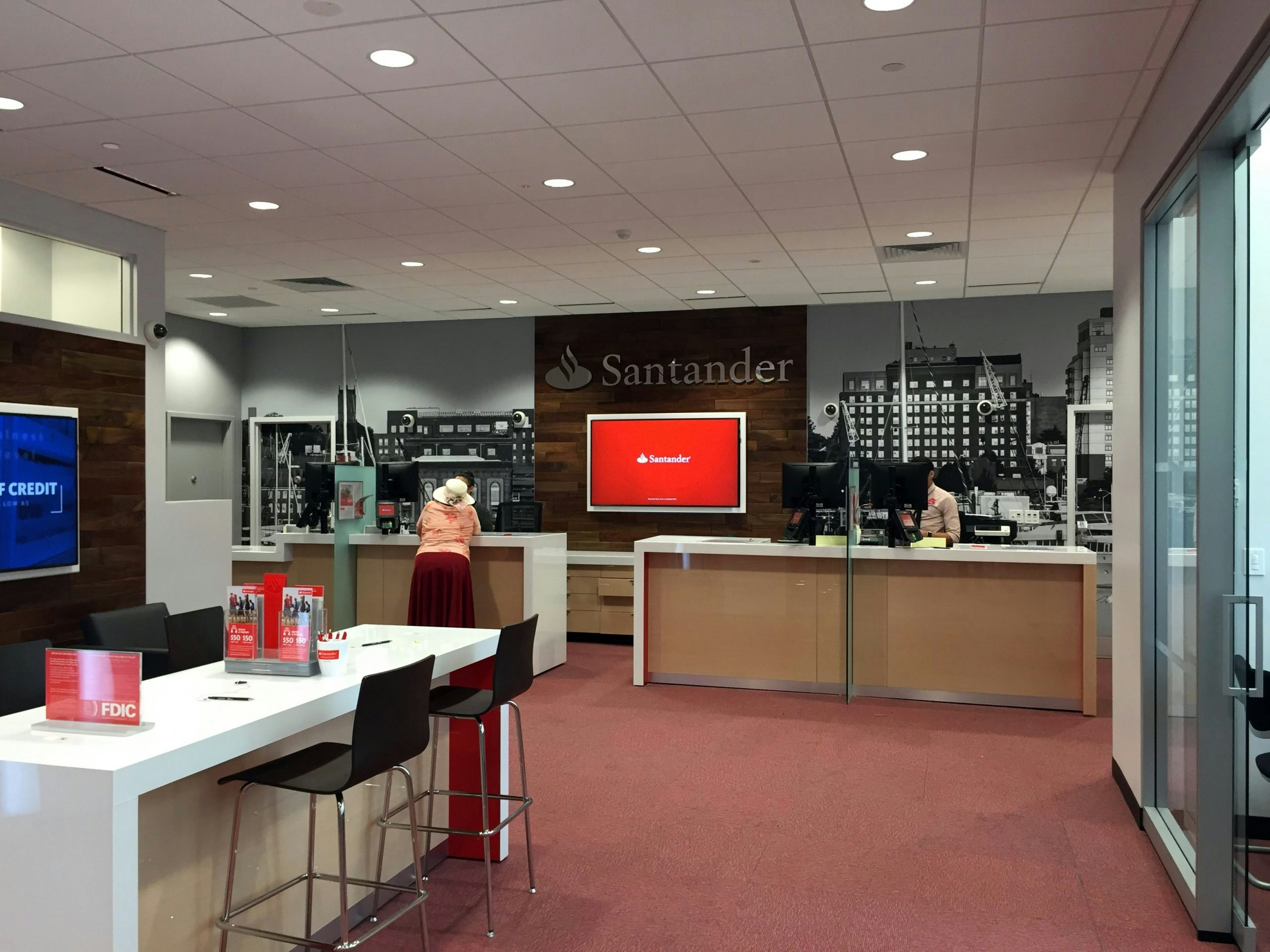 Santander - Branch Renovations - Commodore Builders 